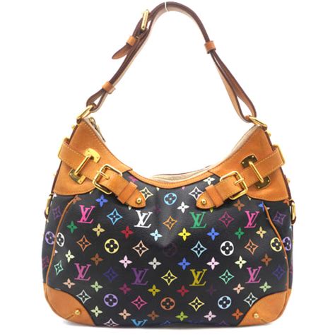 LOUIS VUITTON Monogram Multicolor Greta Black